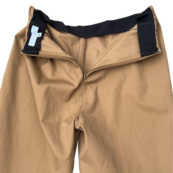 Pearl by Lela Rose camel tan classic slim fit pants timeless equestrian office - Picture 6 of 9